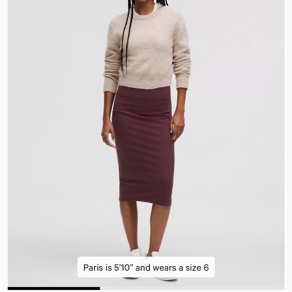 Lululemon Athletica Nulu Slim-Fit High-Rise Skirt